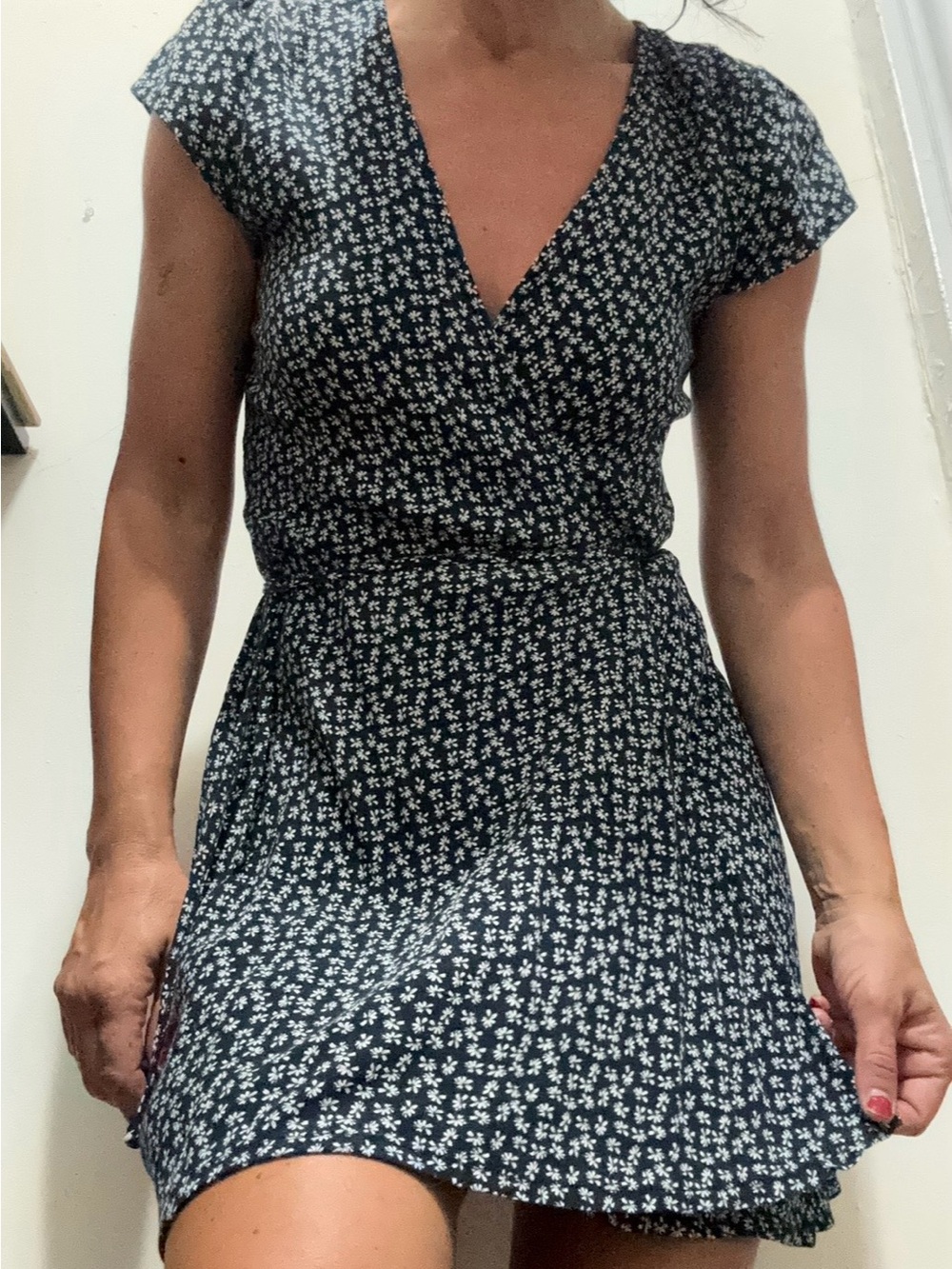 Brandy Melville Floral Wrap Dress